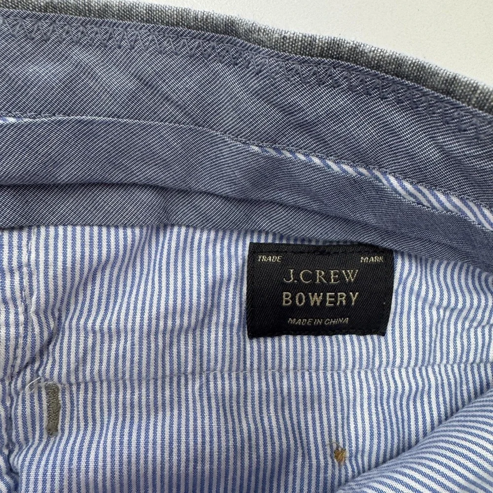 J.Crew Pants Mens 33x29 Gray Bowery Slim‎ Fit Business Casual